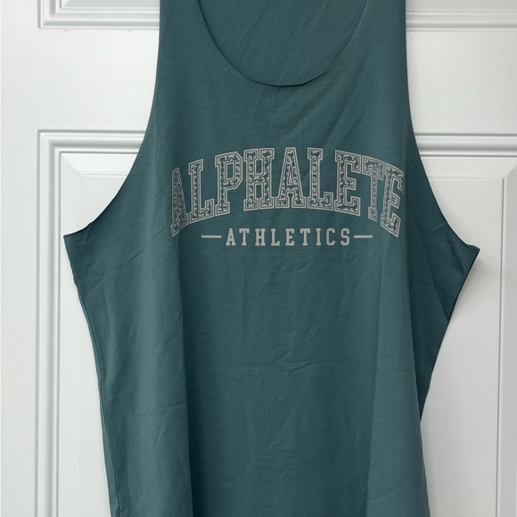 Alphalete Paisley Print Raw Cut Tank - Picture 5 of 9